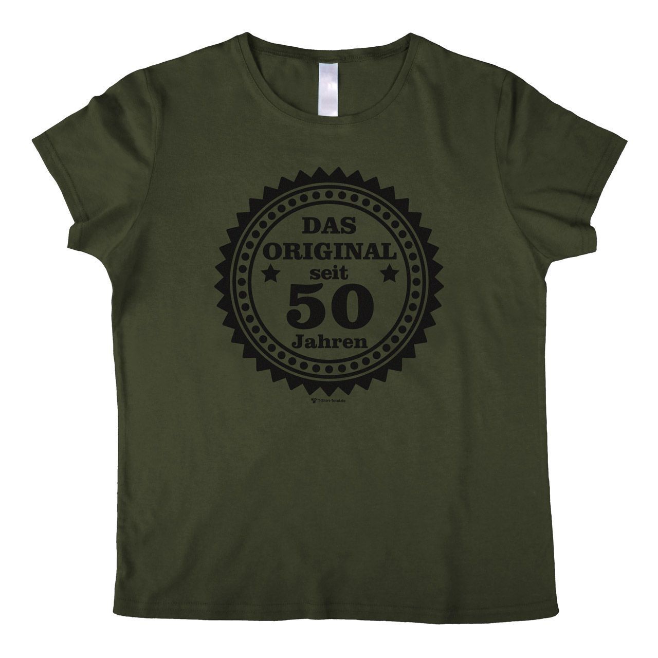 Original seit 50 Woman T-Shirt khaki 2-Extra Large