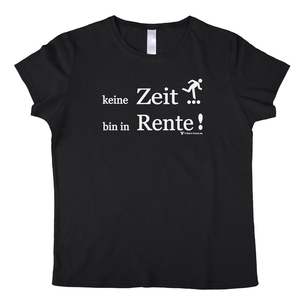 Bin in Rente Woman T-Shirt schwarz Extra Large