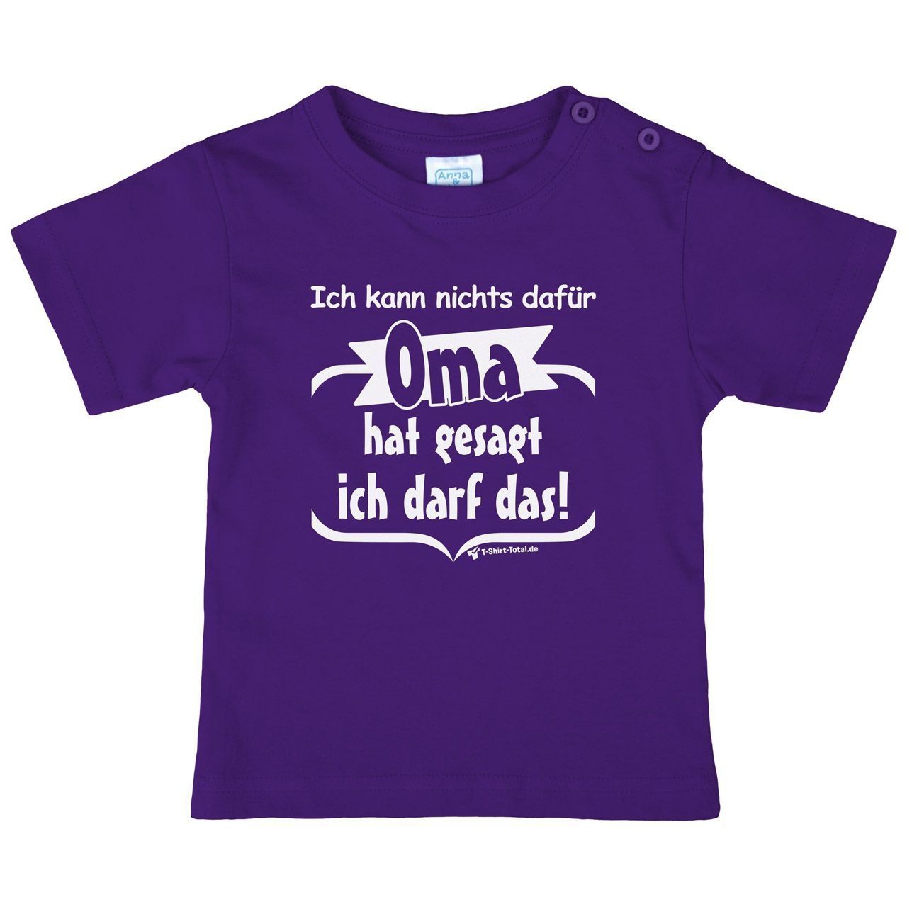 Oma hat gesagt Kinder T-Shirt lila 110 / 116