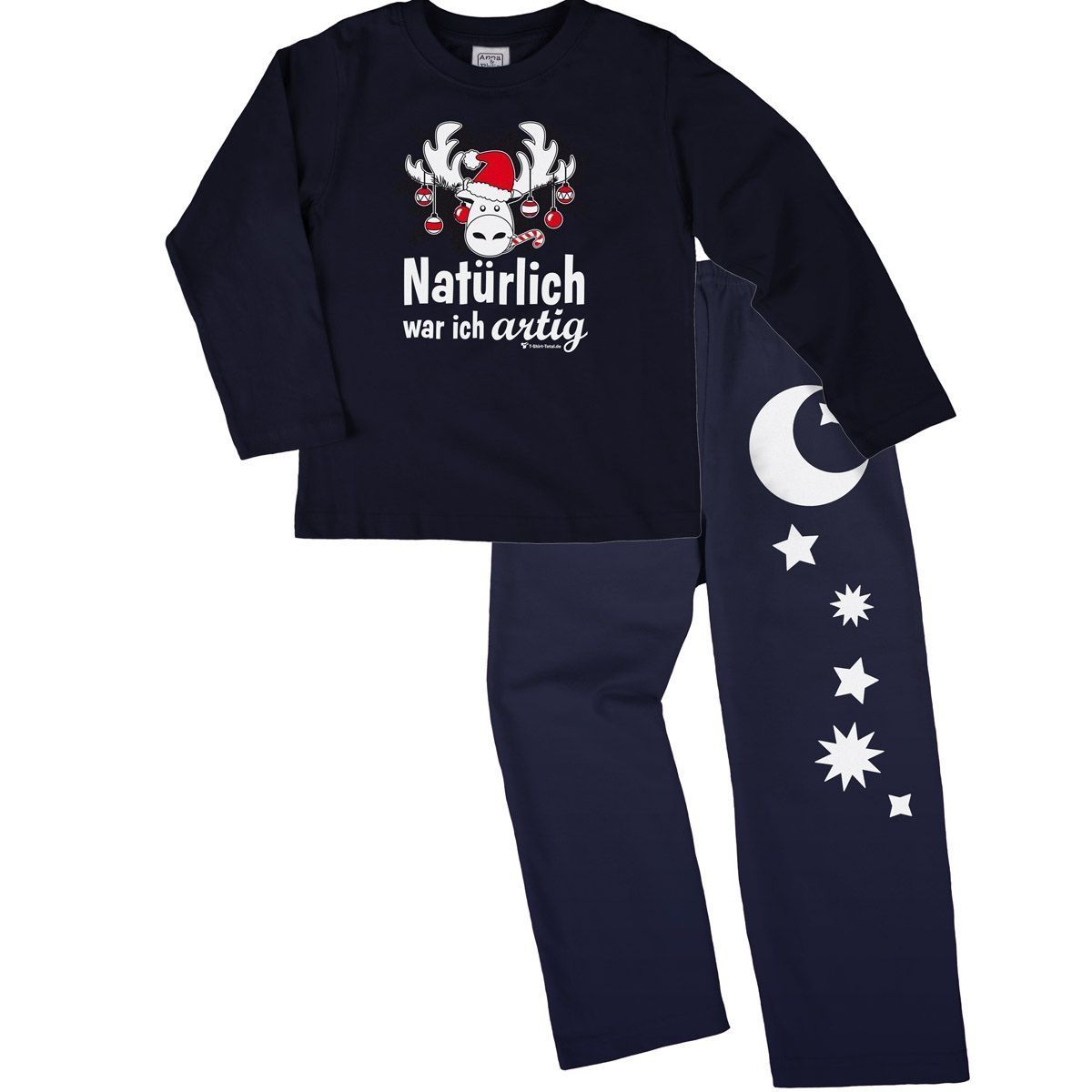 Natürlich artig Pyjama Set navy / navy 68 / 74