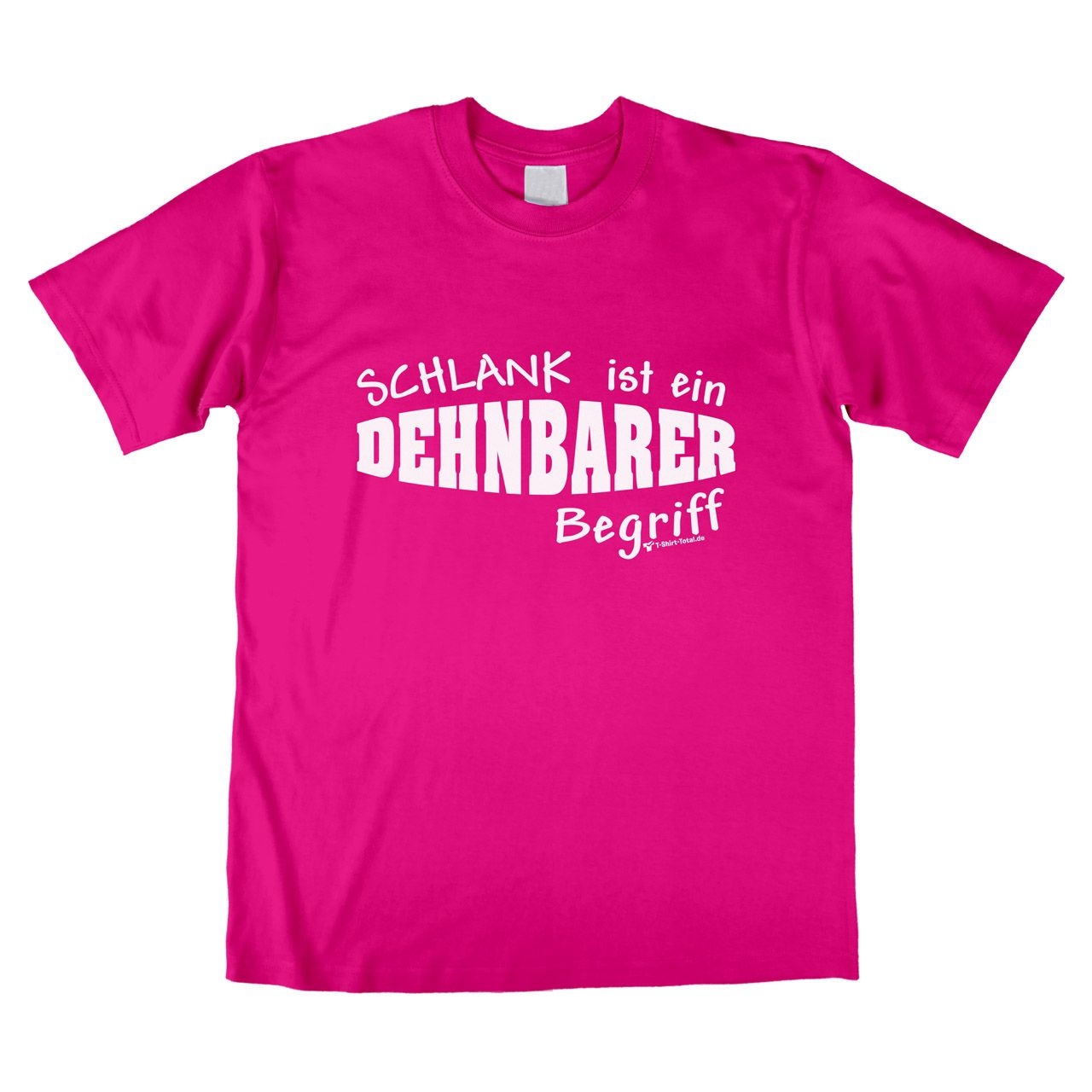 Dehnbar Unisex T-Shirt pink Extra Large