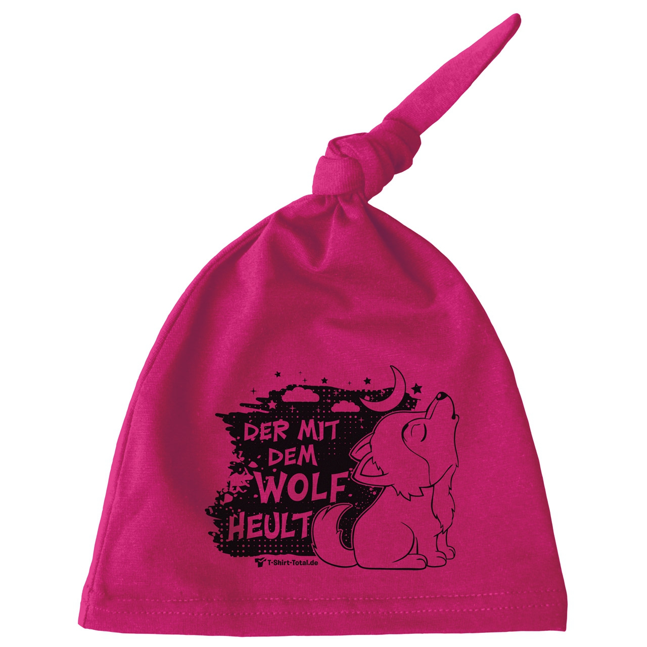 Der mit dem Wolf Baby Mütze pink