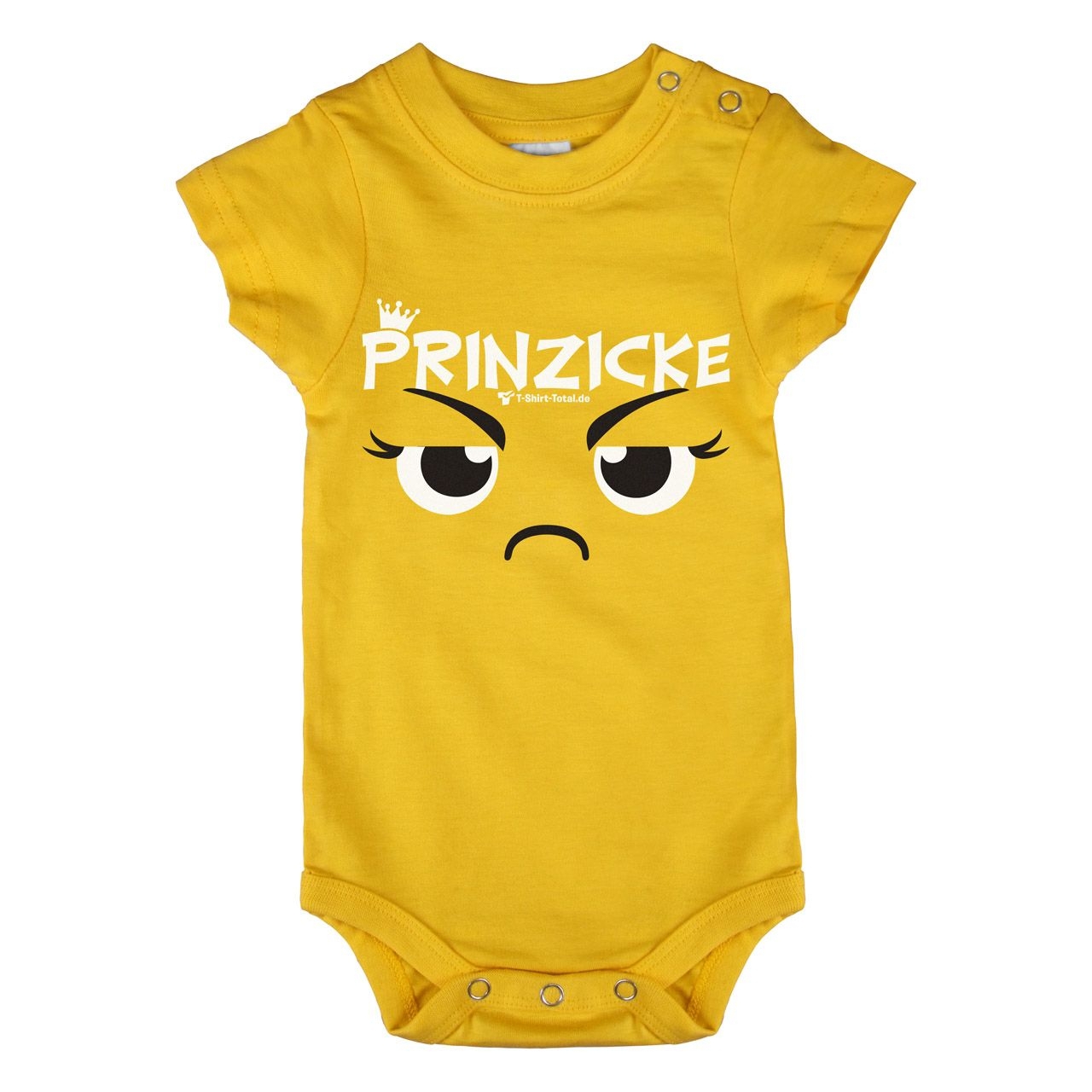 Prinzicke Baby Body Kurzarm gelb 68 / 74