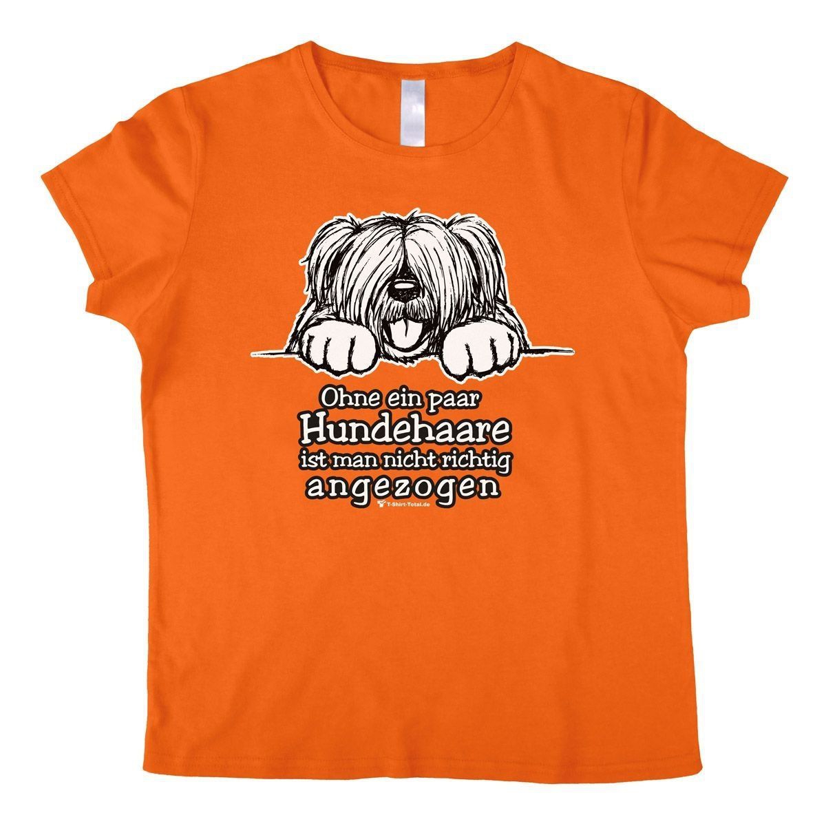 Hundehaare Woman T-Shirt orange Small