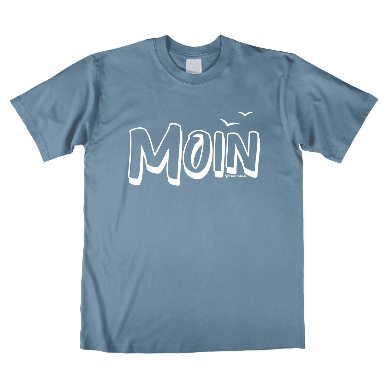 Moin mit Möwen Unisex T-Shirt denim Large