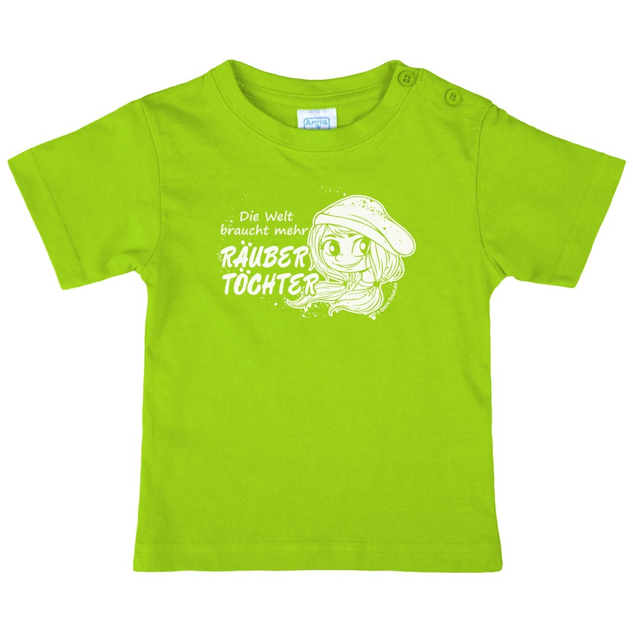 Räubertöchter Kinder T-Shirt hellgrün 110 / 116