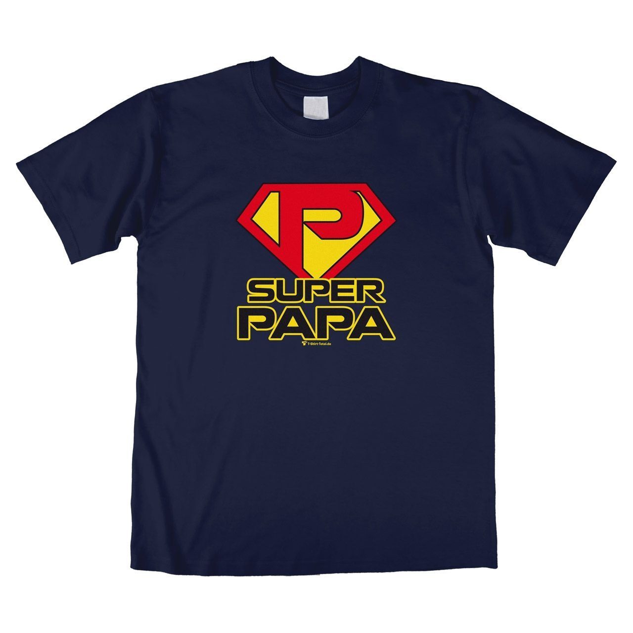 Super Papa Unisex T-Shirt navy Large