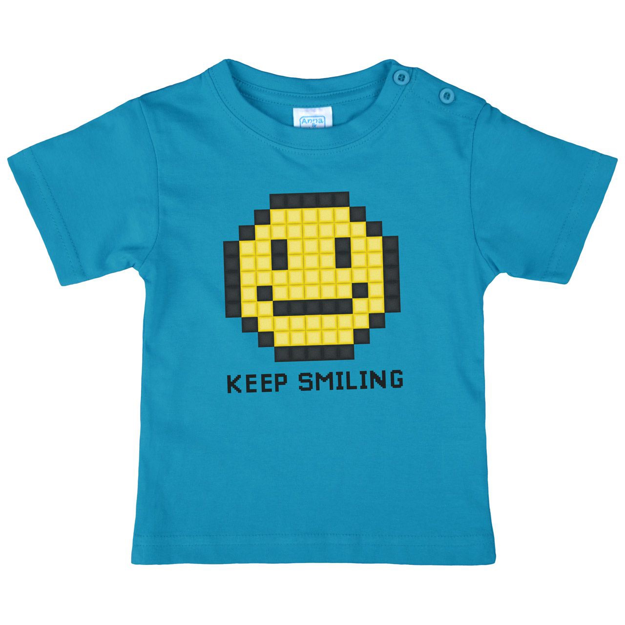 Keep smiling Kinder T-Shirt türkis 56 / 62