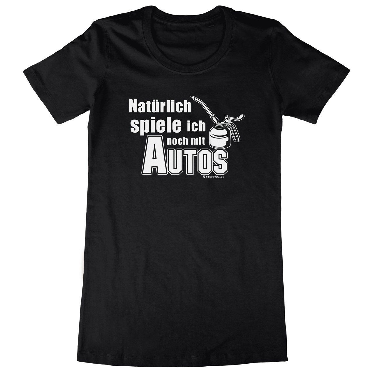 Spiele mit Autos Woman Long Shirt schwarz Small