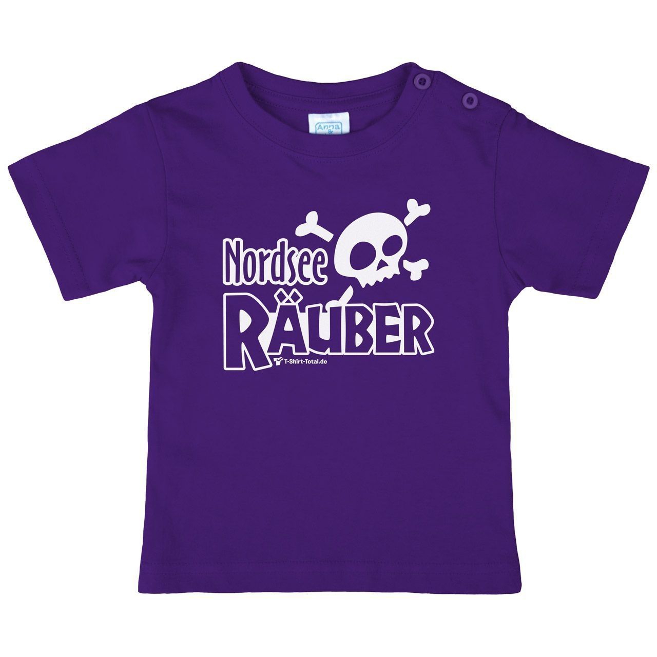 Nordsee Räuber Kinder T-Shirt lila 110 / 116