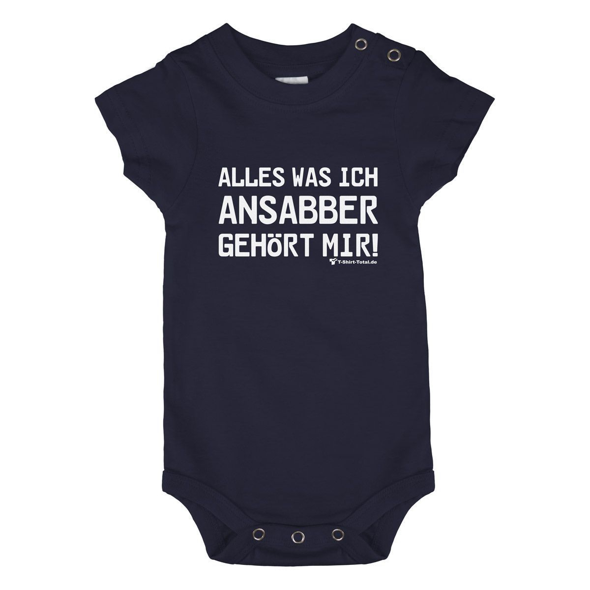 Ansabbern Baby Body Kurzarm navy 68 / 74