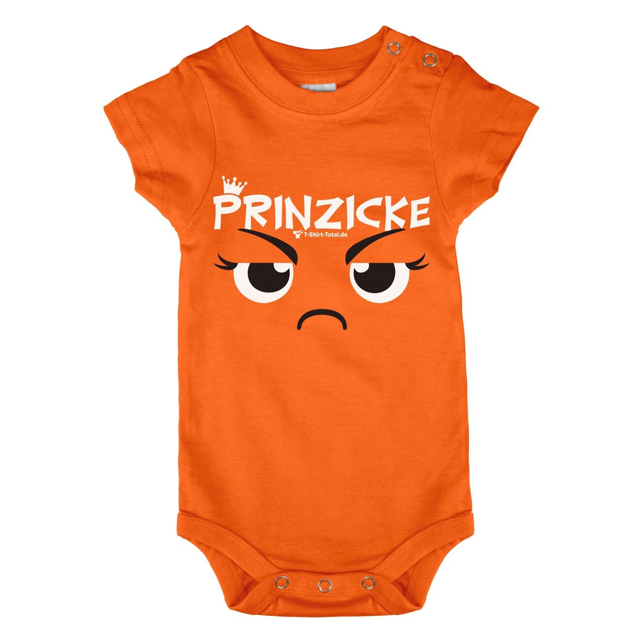 Prinzicke Baby Body Kurzarm orange 68 / 74