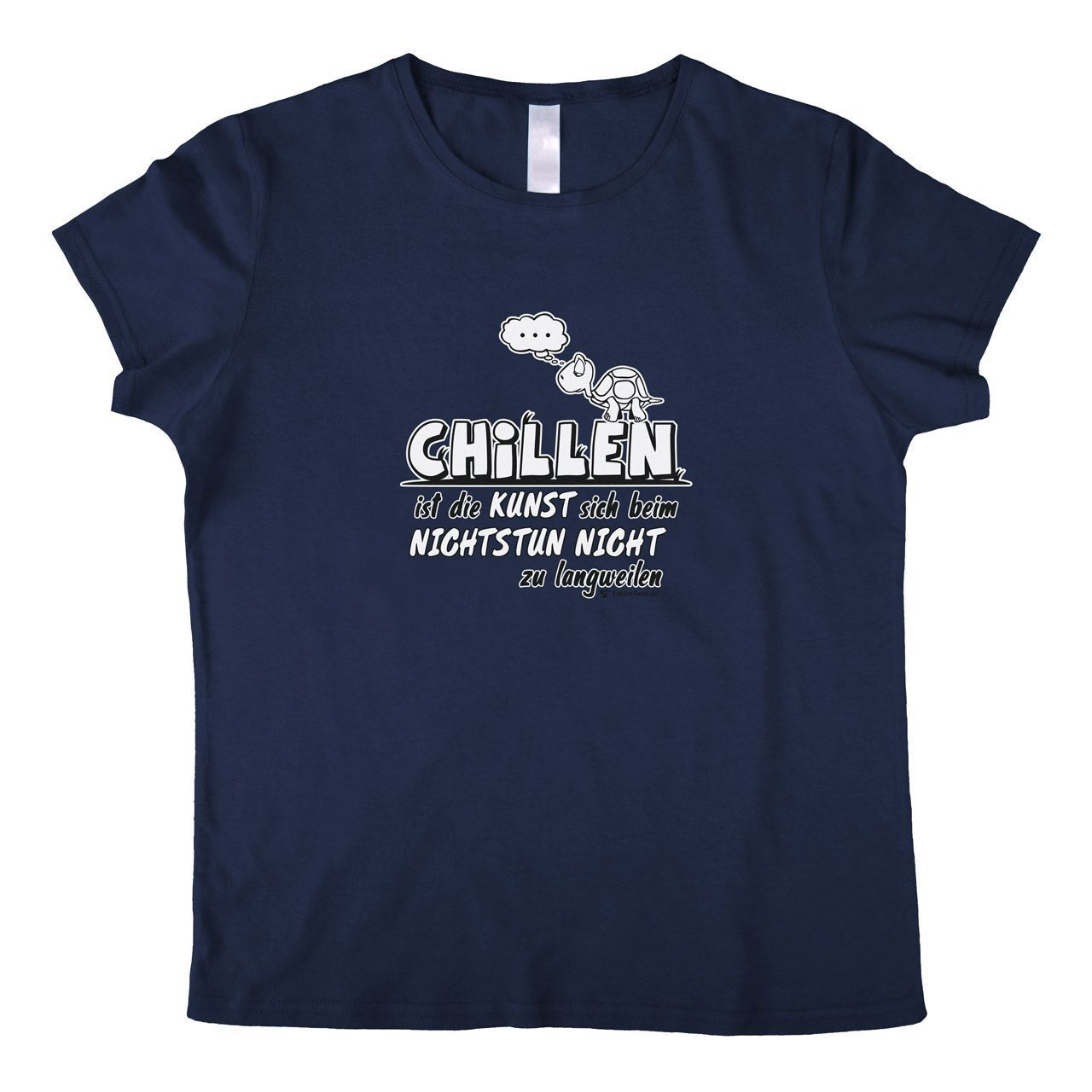Chillen Woman T-Shirt navy Small