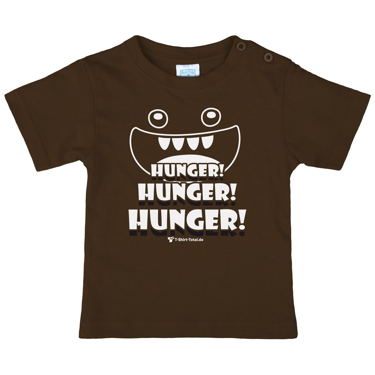 Hunger Kinder T-Shirt braun 68 / 74