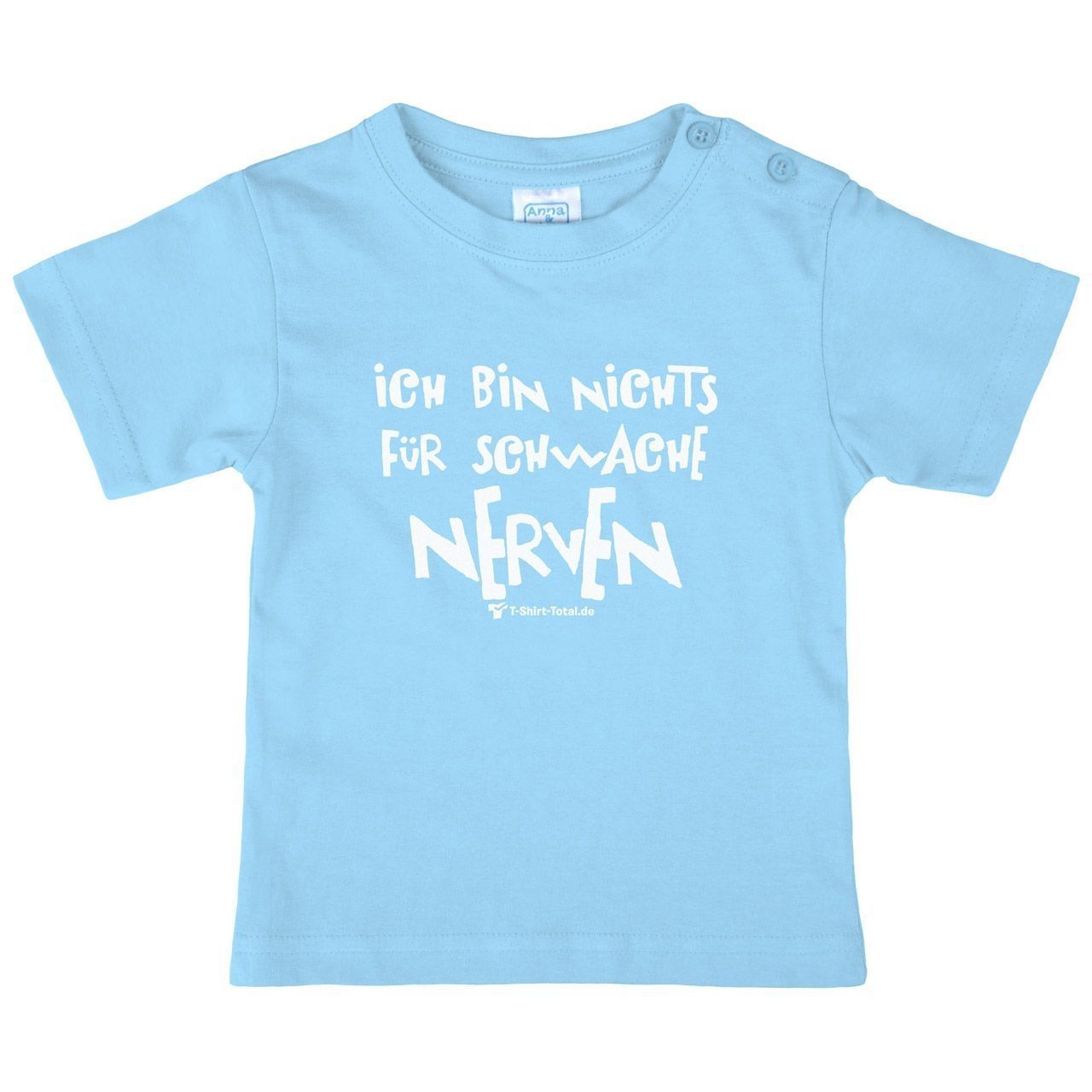Schwache Nerven Kinder T-Shirt hellblau 80 / 86