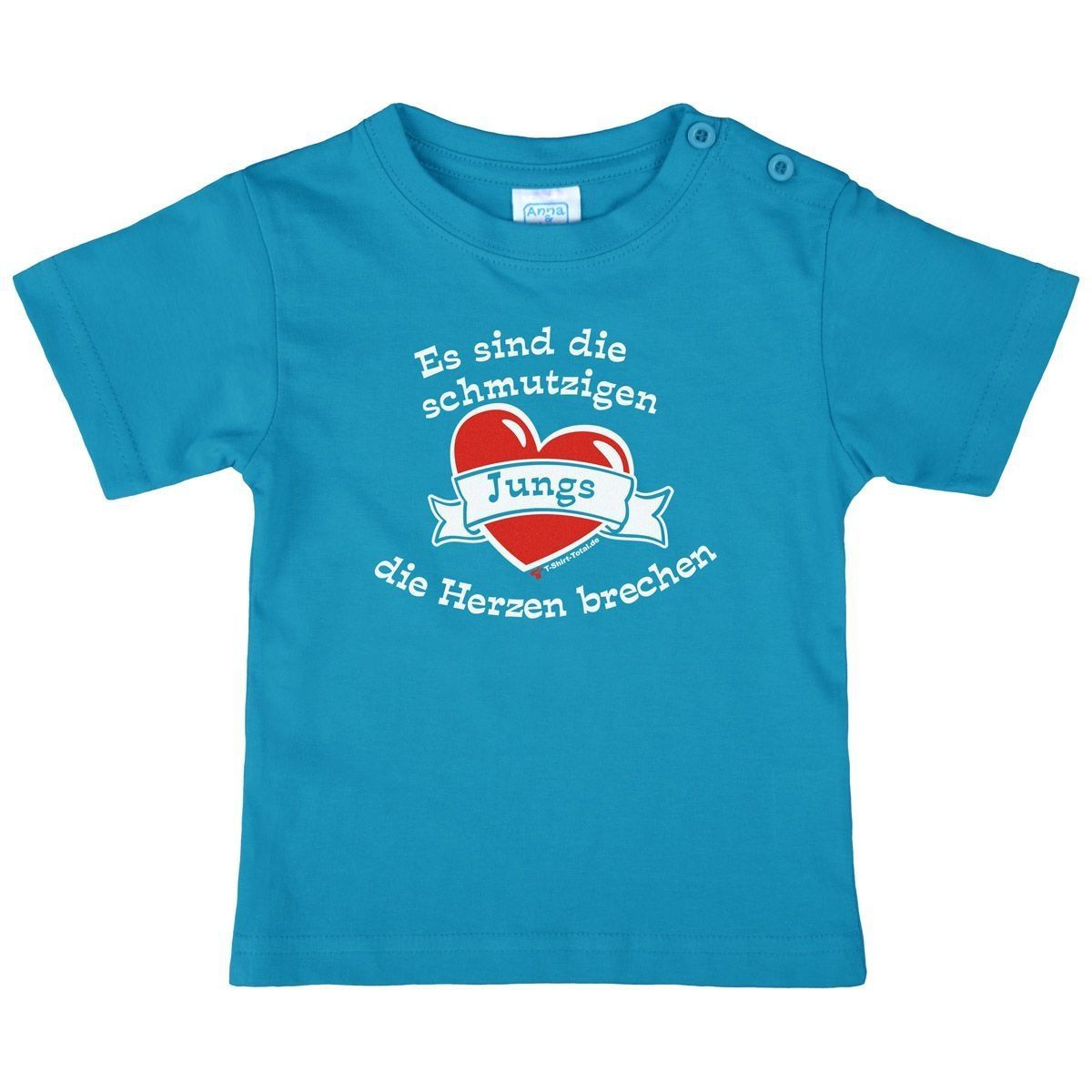 Schmutzige Jungs Kinder T-Shirt türkis 98