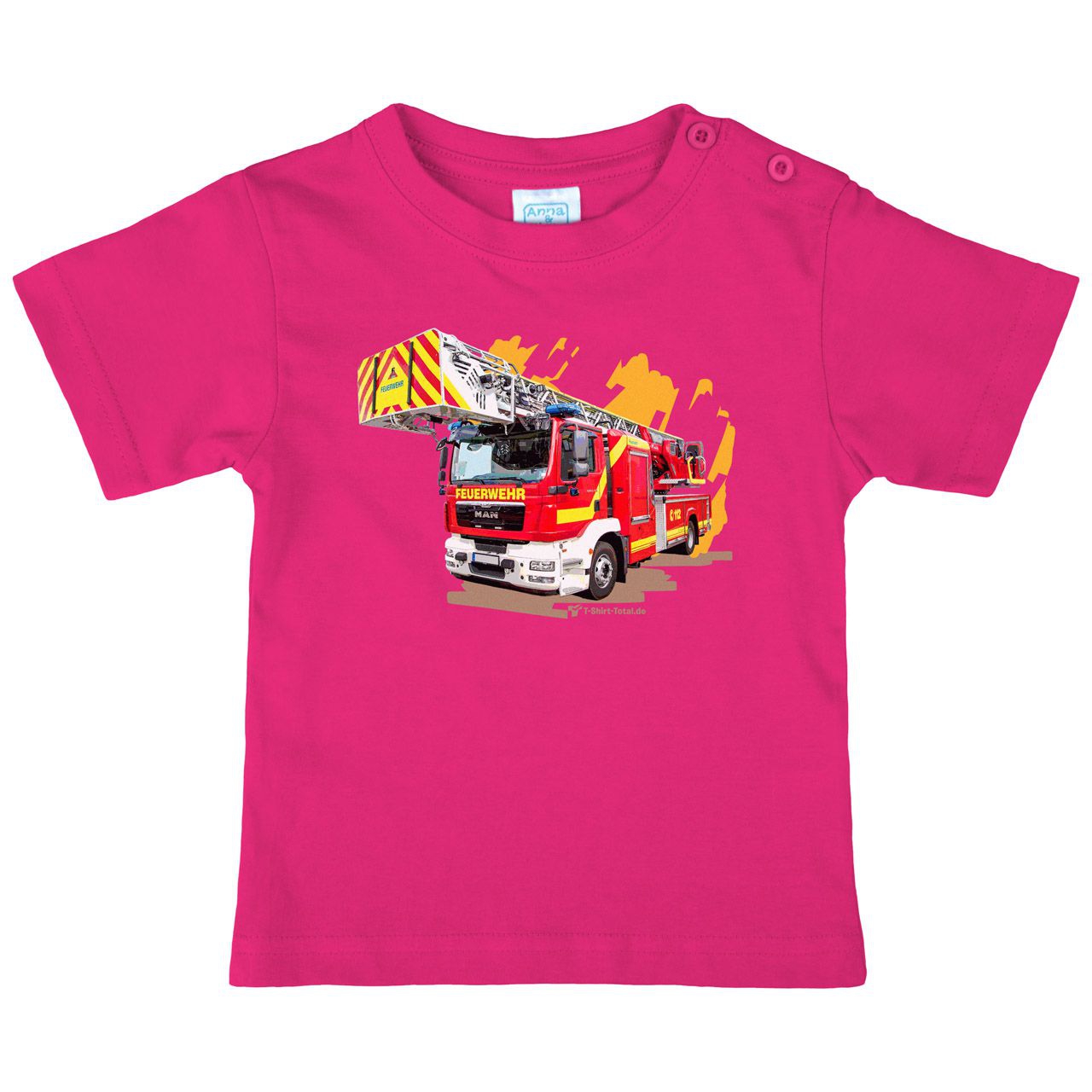 Feuerwehr Kinder T-Shirt pink 104