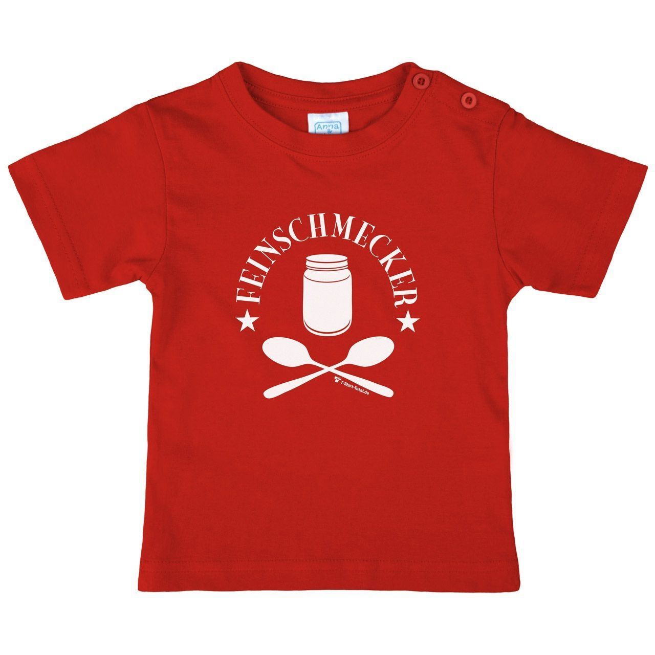 Feinschmecker Kinder T-Shirt rot 56 / 62