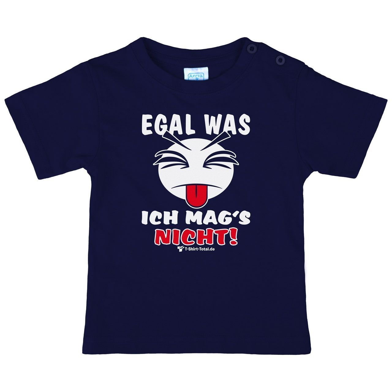 Ich mags nicht Kinder T-Shirt navy 134 / 140
