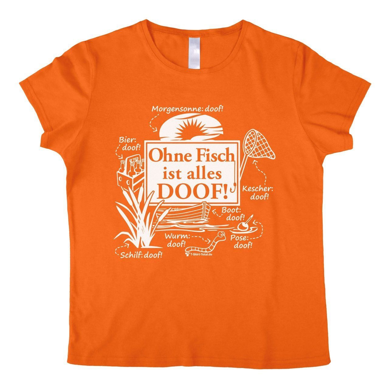 Ohne Fisch Woman T-Shirt orange Medium