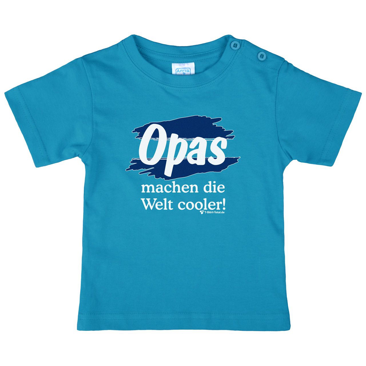 Welt cooler Opa Kinder T-Shirt türkis 92