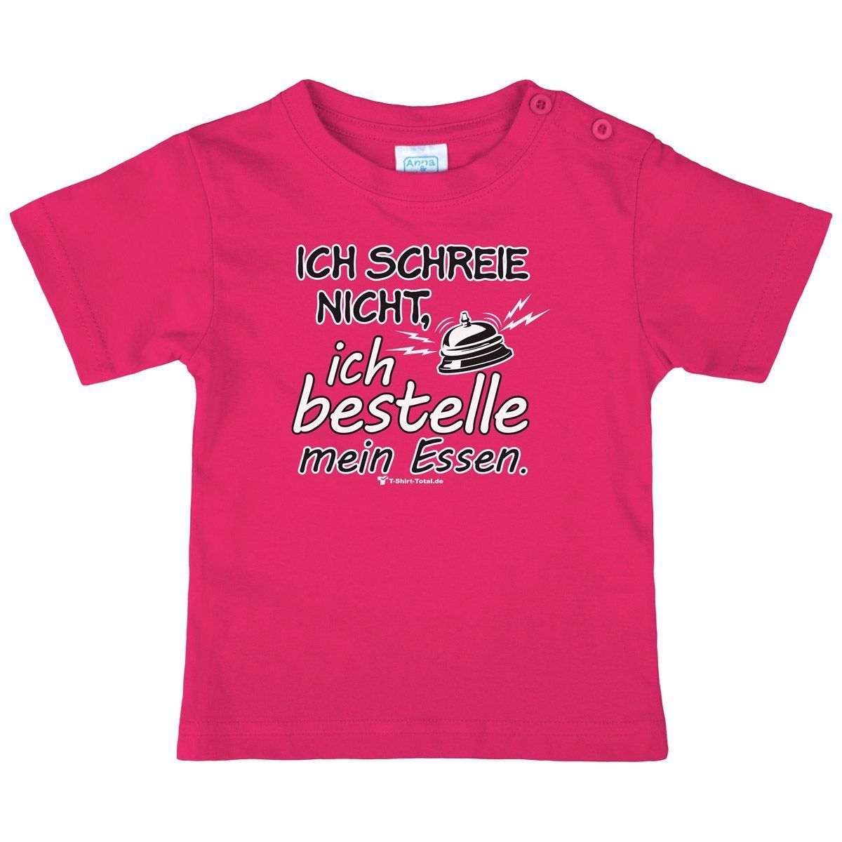 Bestelle mein Essen Kinder T-Shirt pink 68 / 74