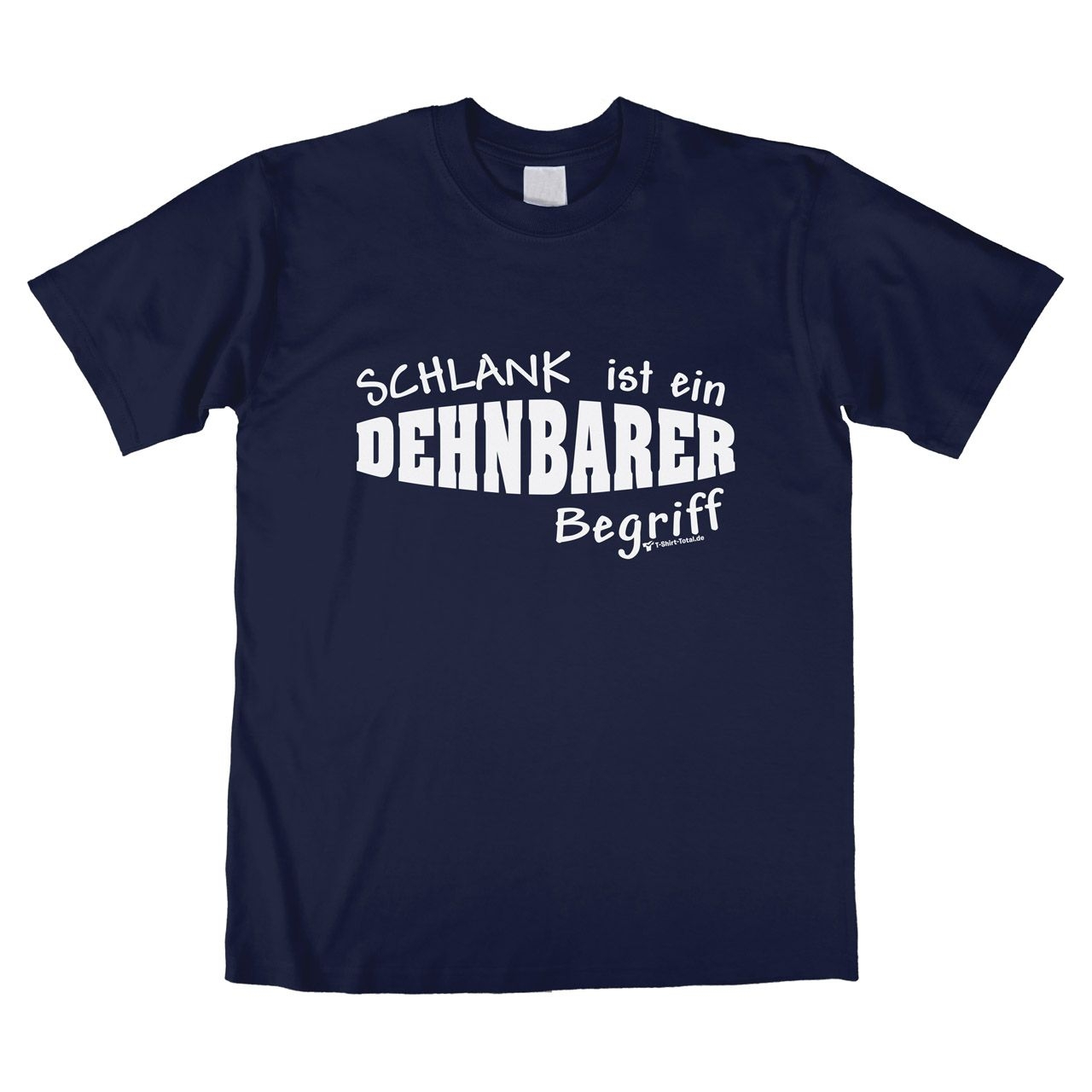 Dehnbar Unisex T-Shirt navy Extra Large