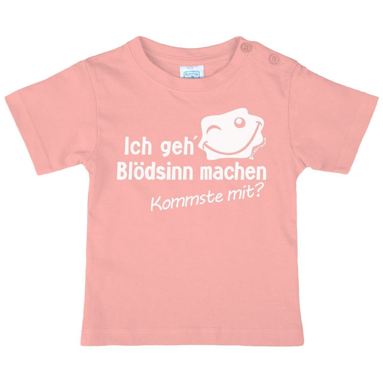 Blödsinn machen Kinder T-Shirt rosa 104