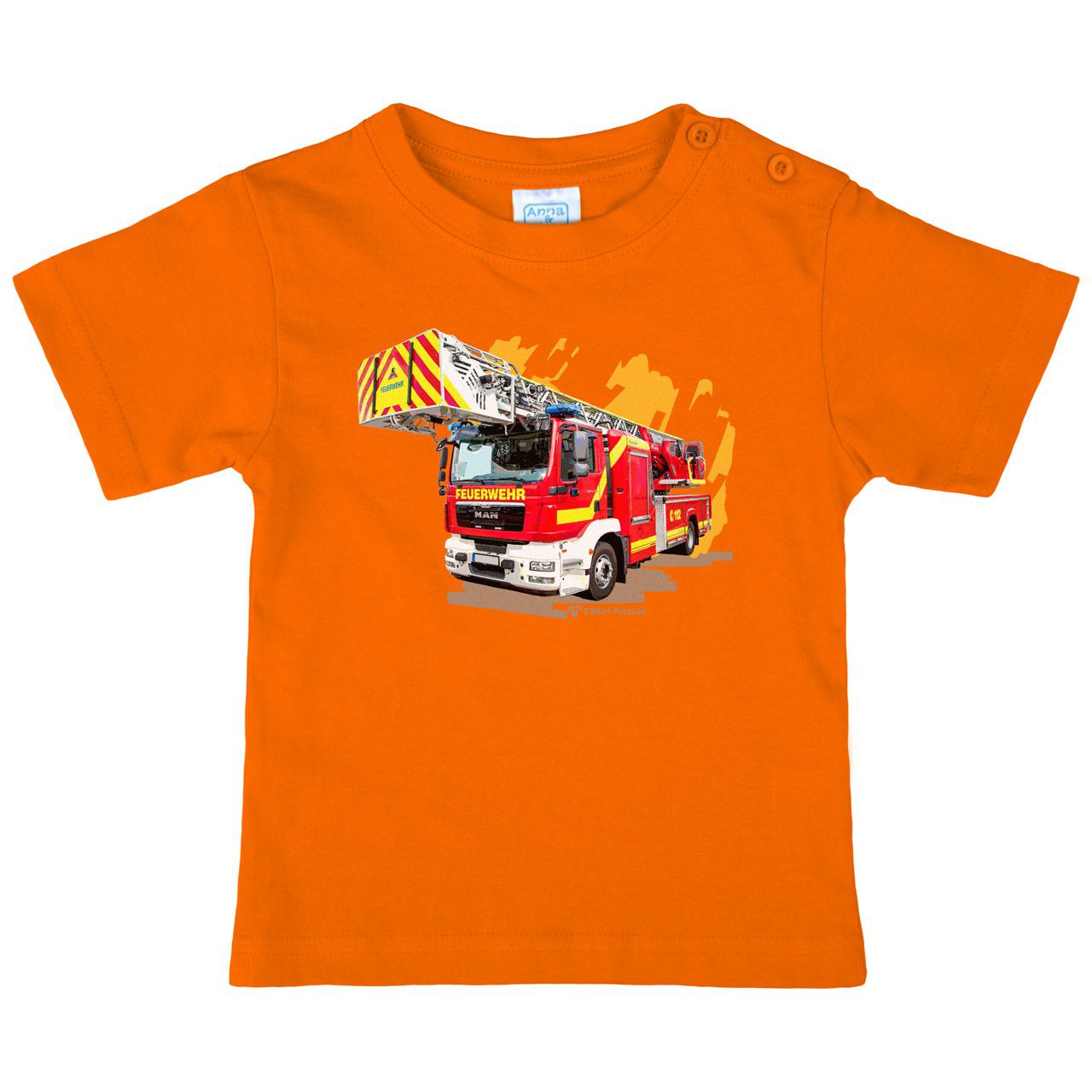 Feuerwehr Kinder T-Shirt orange 104