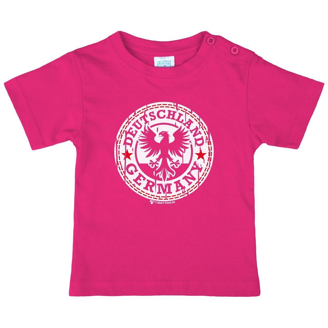 Germany Button Kinder T-Shirt pink 122 / 128