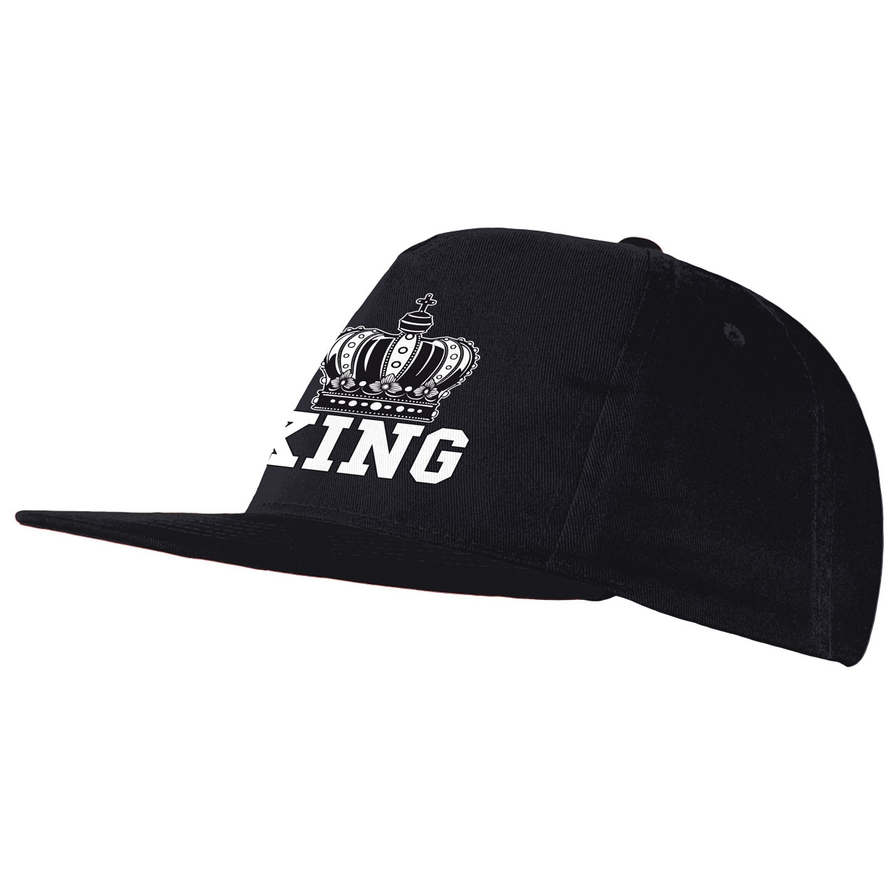 King Cap Flachschirm schwarz