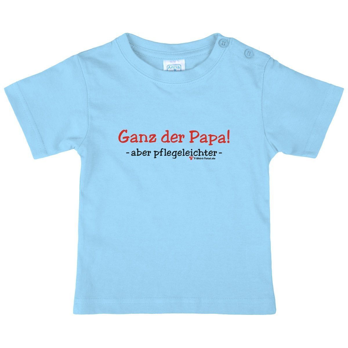 Ganz der Papa Kinder T-Shirt hellblau 56 / 62