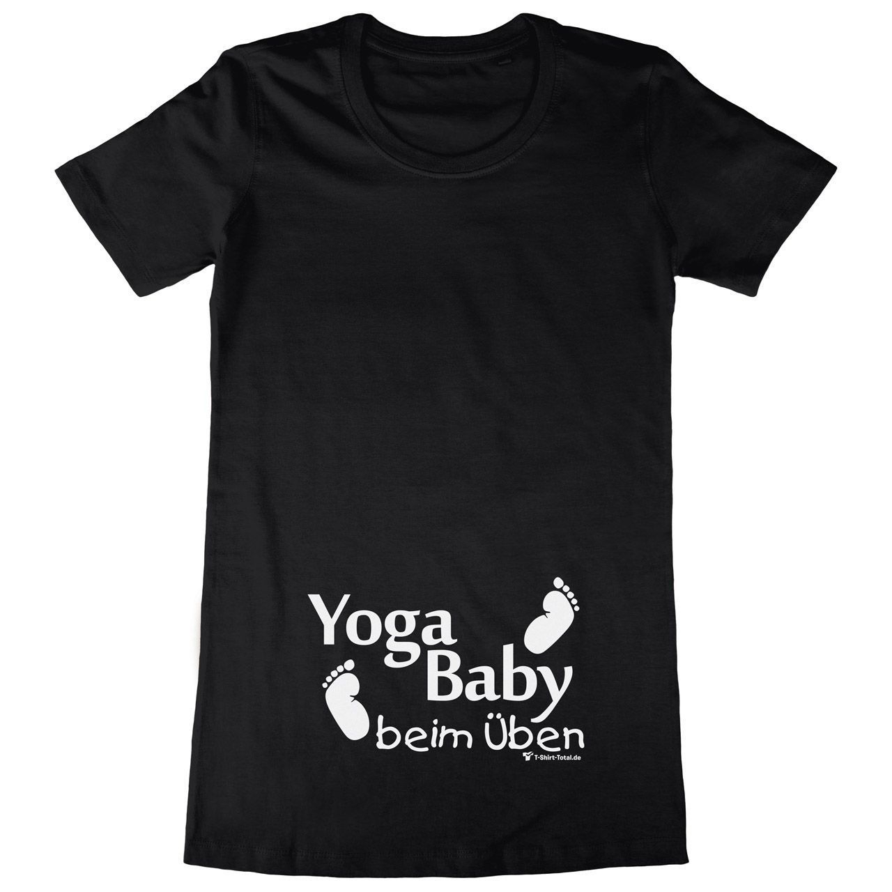 Yoga Baby Woman Long Shirt schwarz Extra Small