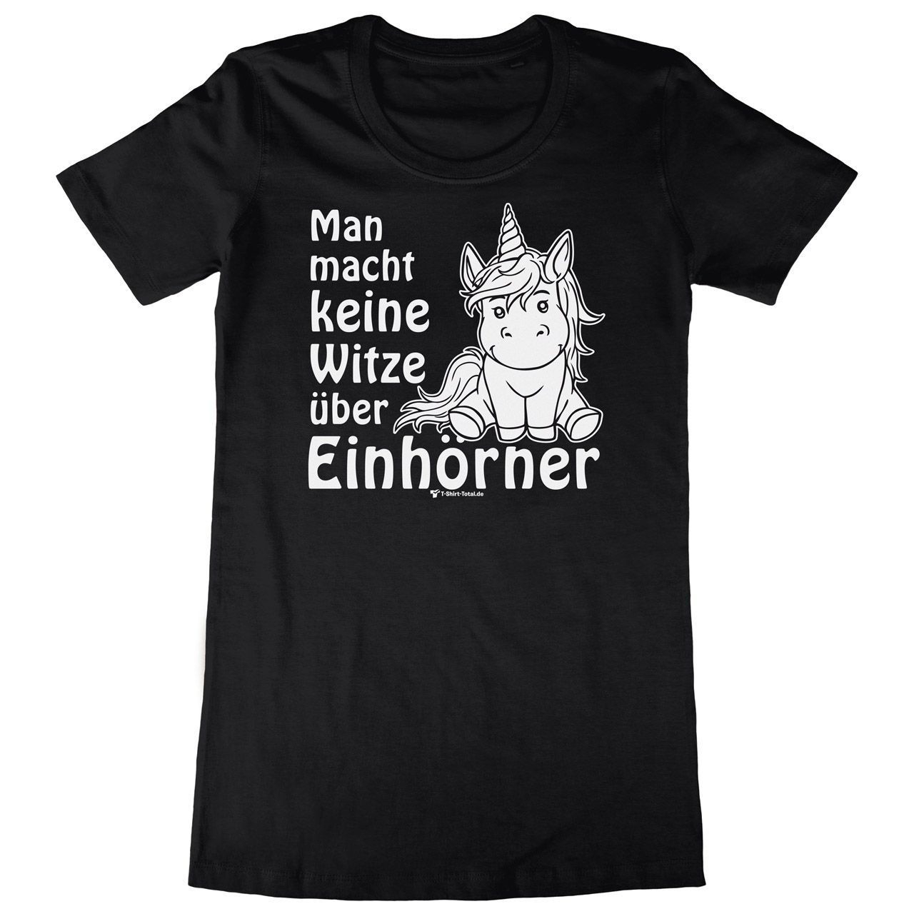 Einhorn Witze Woman Long Shirt schwarz Small