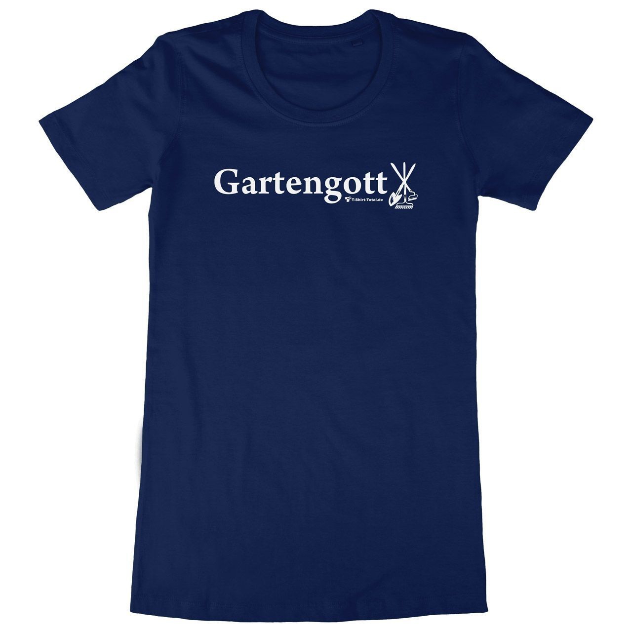 Gartengott Woman Long Shirt navy 3-Extra Large