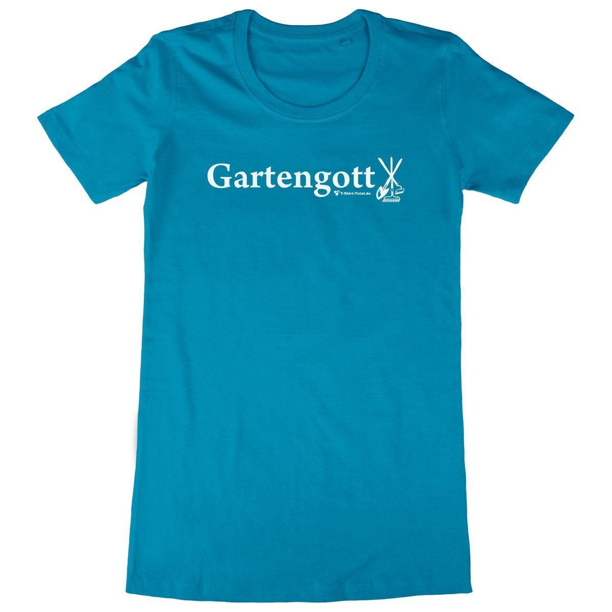 Gartengott Woman Long Shirt türkis Large