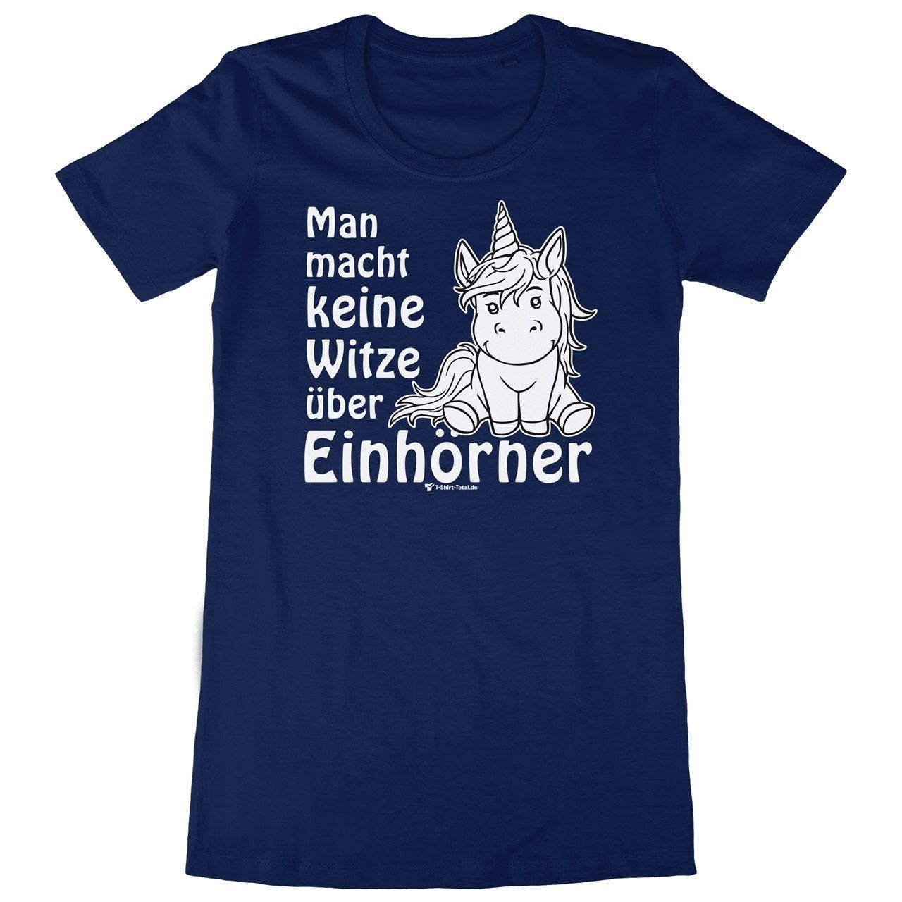 Einhorn Witze Woman Long Shirt navy Medium