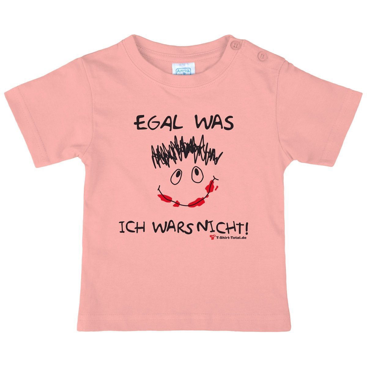Egal was Kinder T-Shirt rosa 110 / 116