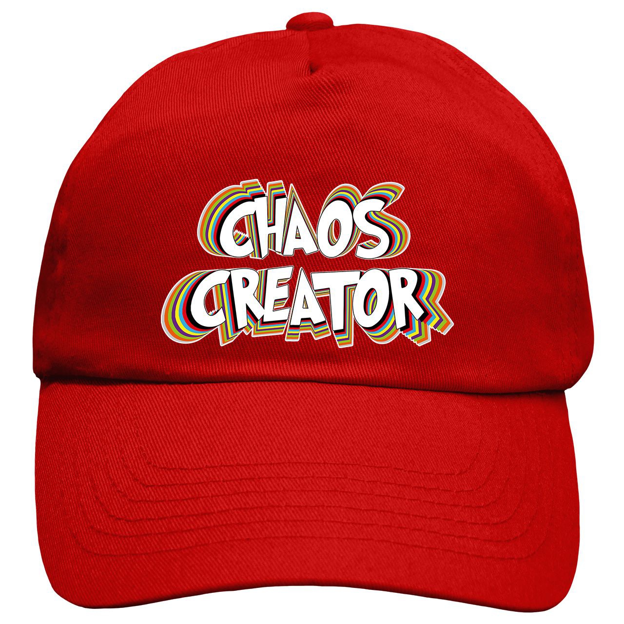 Chaos Creator Cap Kinder Rundschirm rot