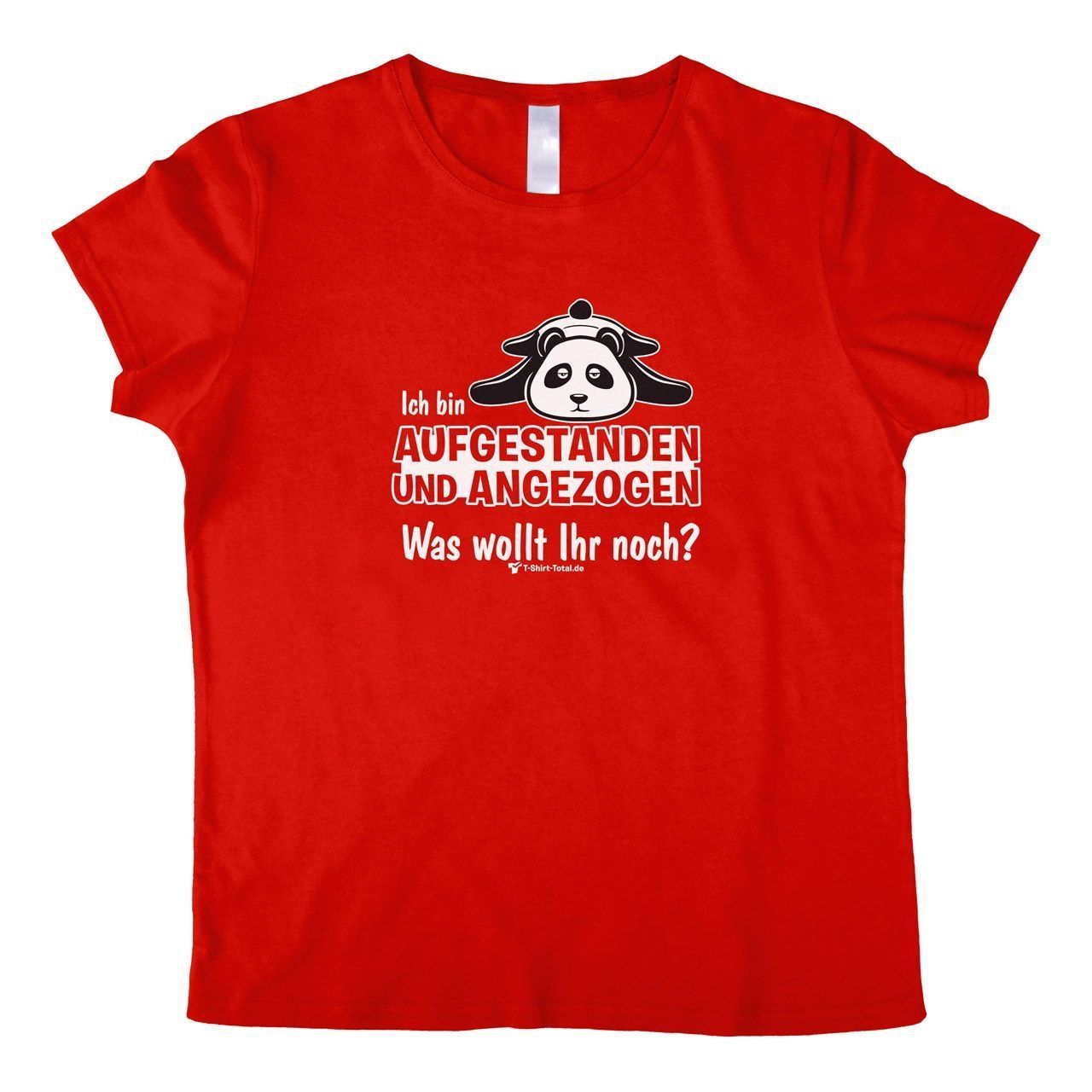 Angezogen Woman T-Shirt rot Medium