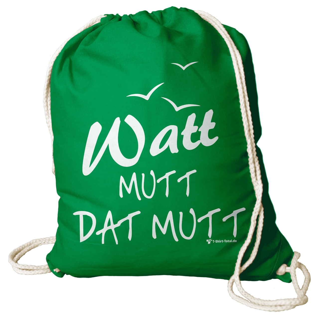 Watt mutt Rucksack Beutel grün