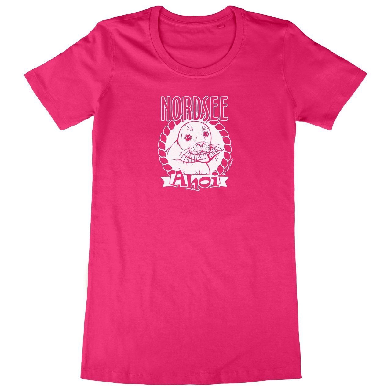 Nordsee Ahoi Woman Long Shirt pink Medium