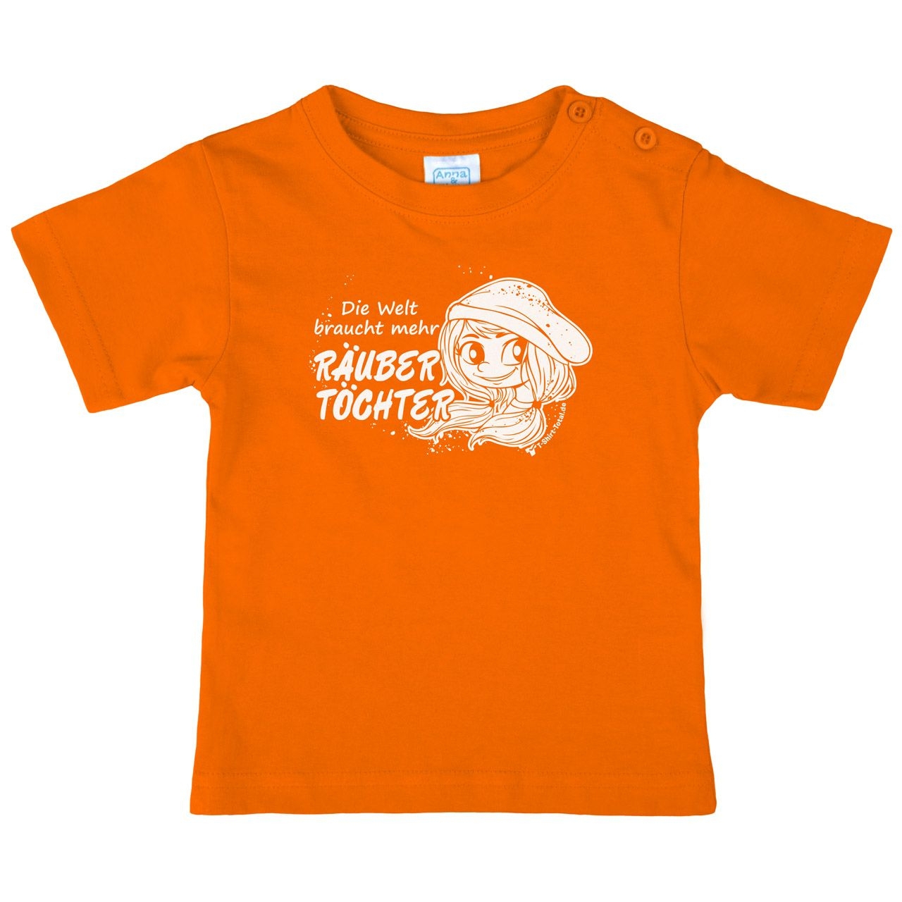 Räubertöchter Kinder T-Shirt orange 110 / 116