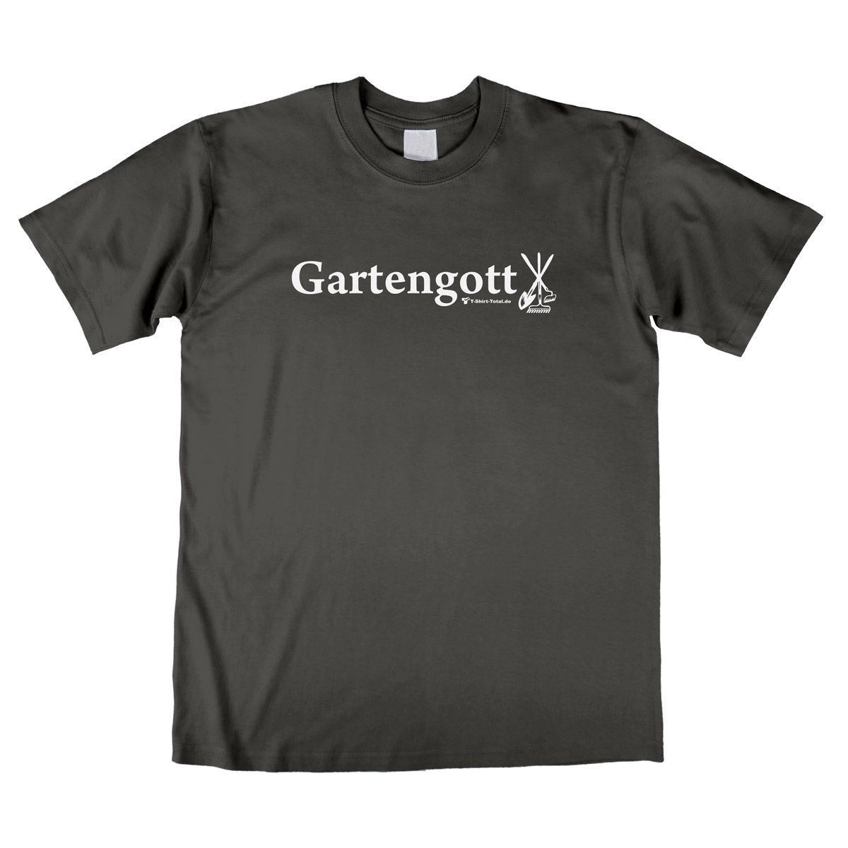 Gartengott Unisex T-Shirt grau Extra Large