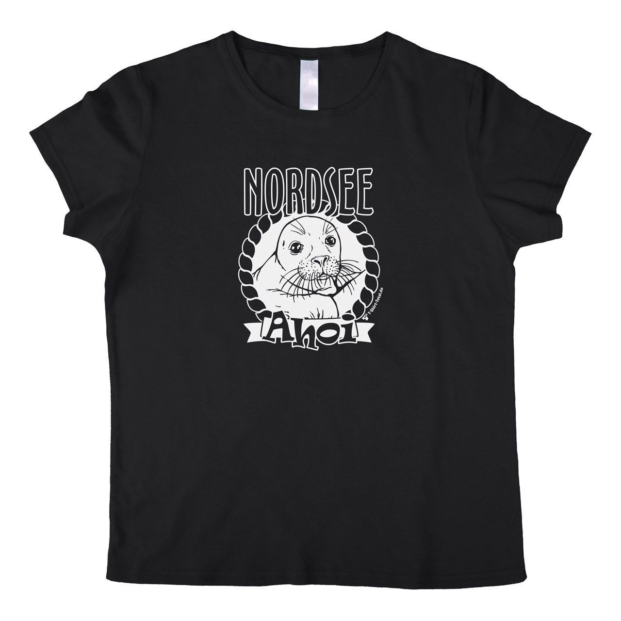 Nordsee Ahoi Woman T-Shirt schwarz Medium