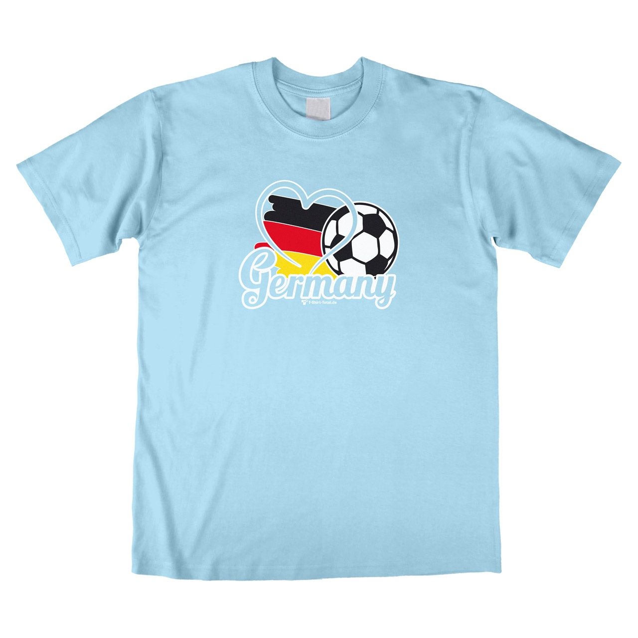 Fußball Germany Unisex T-Shirt hellblau Extra Large