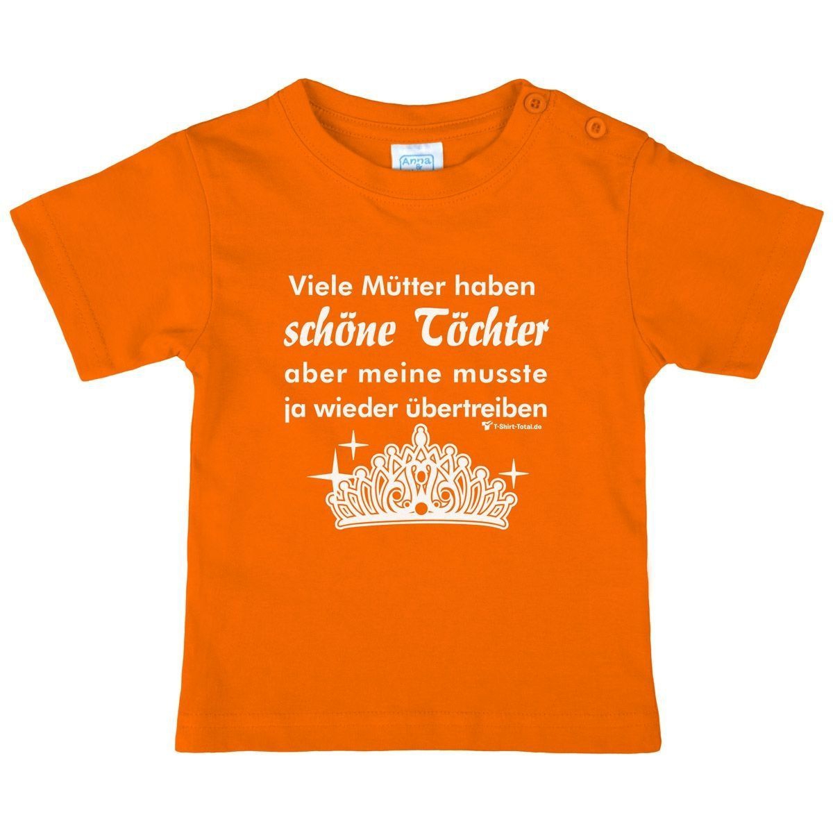 Schöne Töchter Kinder T-Shirt orange 56 / 62