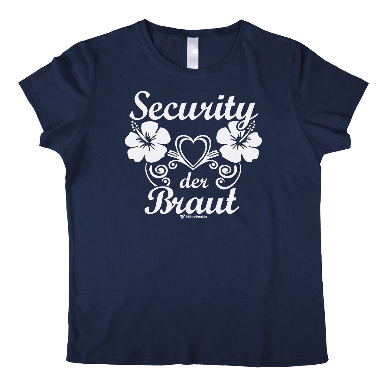 Security der Braut Woman T-Shirt navy Small