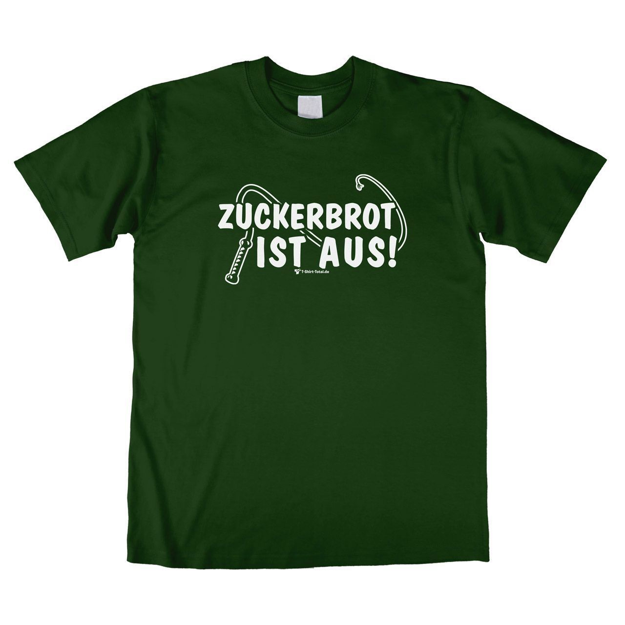 Zuckerbrot Unisex T-Shirt dunkelgrün Extra Large