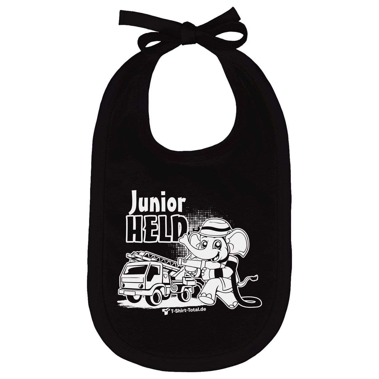 Junior Held Feuerwehr Lätzchen schwarz